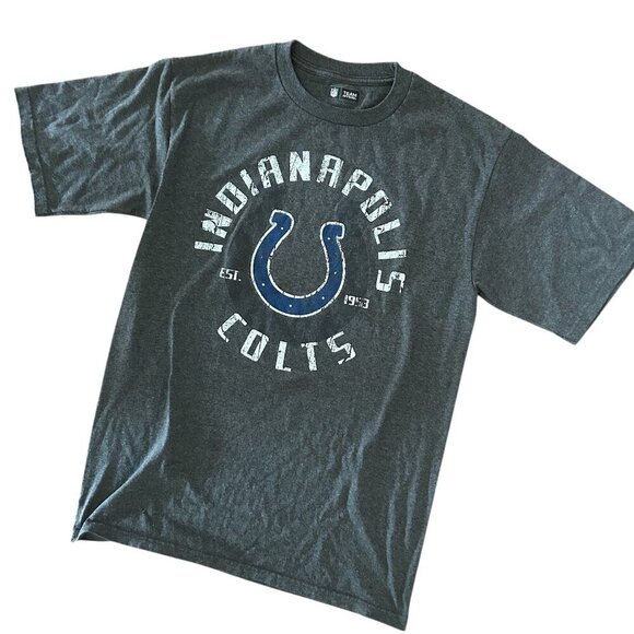 NFL Team Apparel Indianapolis Colts Football Short Sleeve Crew Tee Size Medium - Picture 1 of 8